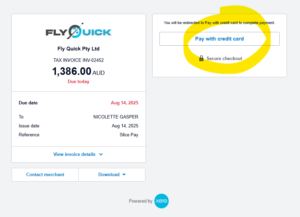 pay with card. book flights on installments with FlyQuick and TravelPay